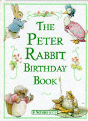 Book cover for The Peter Rabbit Birthday Book