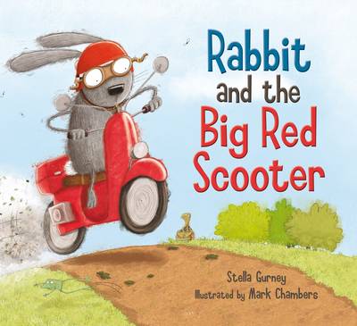 Book cover for Rabbit and the Big Red Scooter