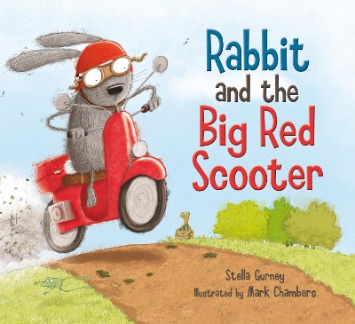 Book cover for Rabbit & Big Red Scooter