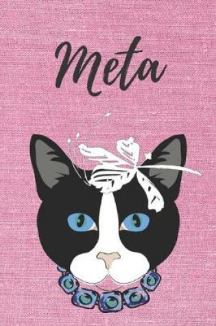 Cover of Meta Notizbuch Katze / Malbuch / Tagebuch / Kritzelbuch / Journal / DIN A5 / Geschenk