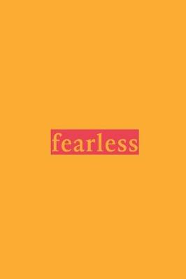 Book cover for Fearless journal