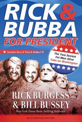 Book cover for Rick and Bubba for President