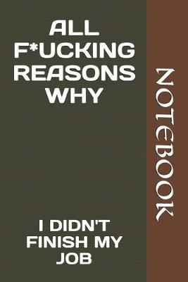 Book cover for All F*ucking Reasons Why