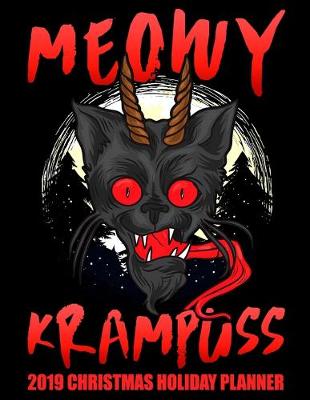 Book cover for Meowy Krampuss 2019 Christmas Holiday Planner