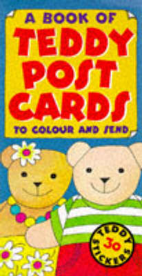 Book cover for Book of Teddy Postcards to Colour and Send