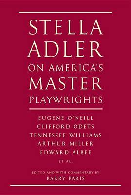 Book cover for Stella Adler on America's Master Playwrights
