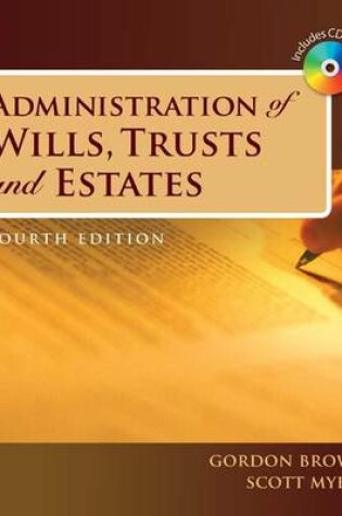 Cover of Administration of Wills, Trusts, and Estates (Book Only)