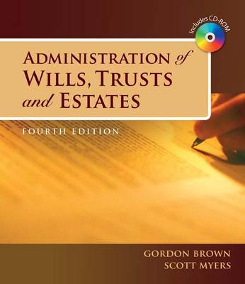 Cover of Administration of Wills, Trusts, and Estates (Book Only)