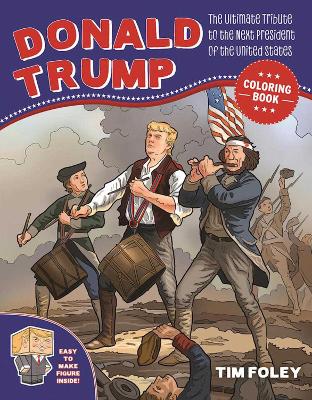 Book cover for The Donald Trump Coloring Book