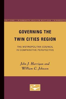 Book cover for Governing the Twin Cities Region