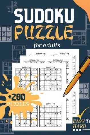 Cover of Sudoku Puzzle for Adults