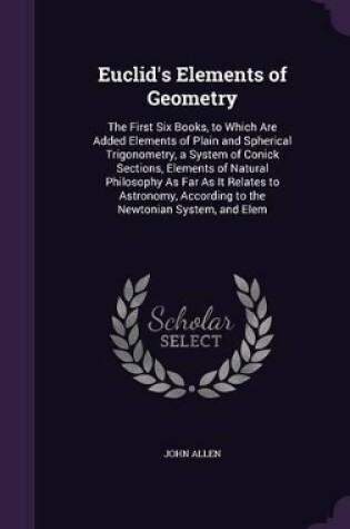 Cover of Euclid's Elements of Geometry