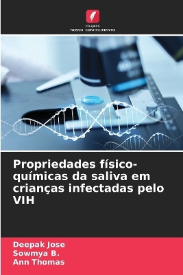 Book cover for Propriedades físico-químicas da saliva em crianças infectadas pelo VIH