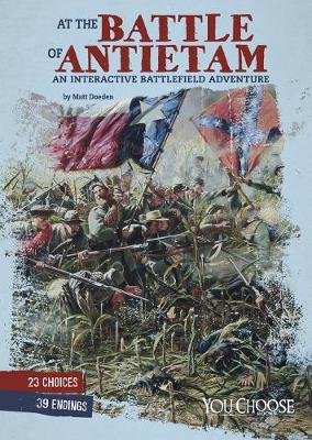 Book cover for At the Battle of Antietam