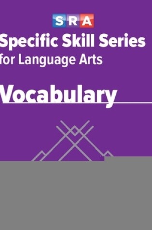 Cover of Specific Skill Series for Language Arts - Vocabulary Book, Level F