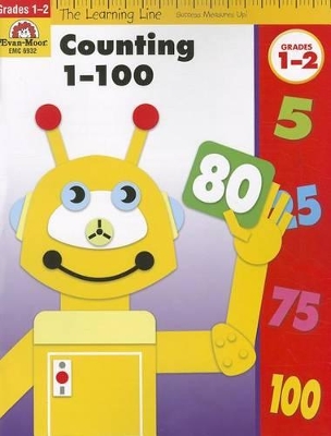 Book cover for Learning Line: Counting 1-100, Grade 1 - 2 Workbook