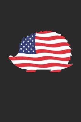 Book cover for Proud Patriotic USA Hedgehog