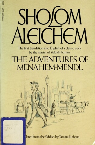 Book cover for The Adventures of Menahem-Mendl