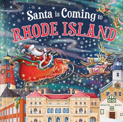 Book cover for Santa Is Coming to Rhode Island