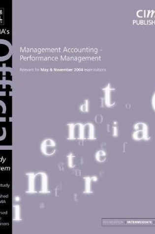 Cover of Management Accounting - Performance Management