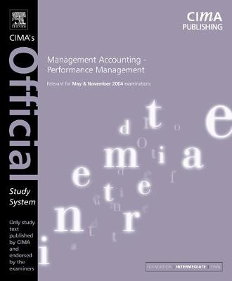 Cover of Management Accounting - Performance Management