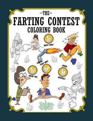 Book cover for The Farting Contest Coloring Book