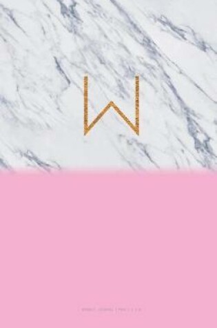 Cover of W - Marble Journal Pink 5 x 8