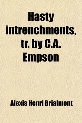 Book cover for Hasty Intrenchments, Tr. by C.A. Empson