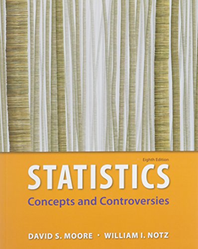 Book cover for Statistics: Concepts & Controversies & Eesee Access Card 8e & Launchpad for Moore's Statistics: Concepts and Controversies (12 Month Access) 8e