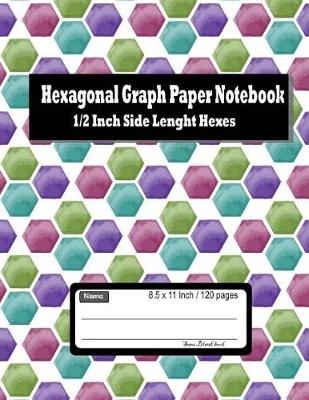 Book cover for Hexagonal Graph Paper Notebook