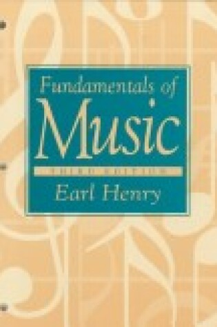 Cover of Fundamentals of Music