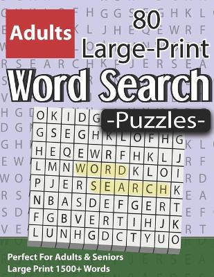 Cover of Large Print Word Search Puzzles