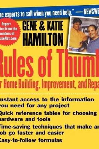 Cover of Rules of Thumb for Home Building, Improvement, and Repair