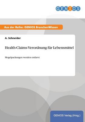 Book cover for Health-Claims-Verordnung für Lebensmittel