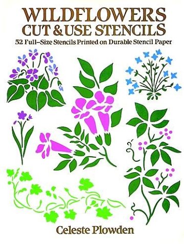 Book cover for Wildflowers Cut and Use Stencils