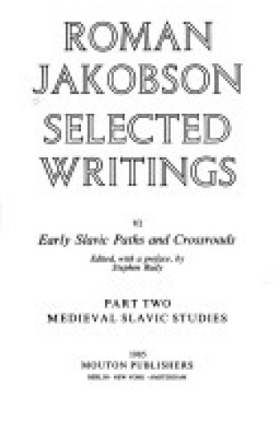 Cover of Selected Writings