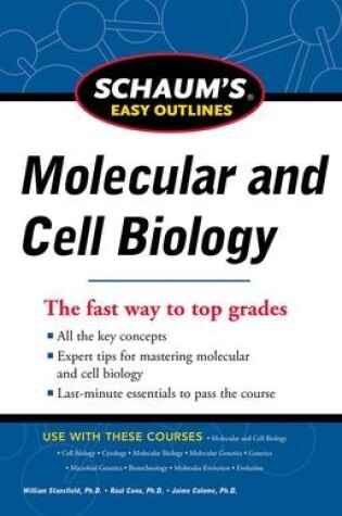 Cover of Schaum's Easy Outline Molecular and Cell Biology, Revised Edition