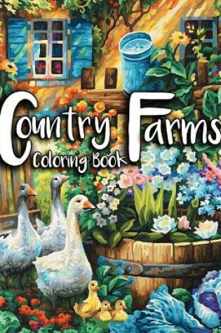 Cover of Country Farm Coloring Book