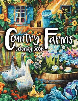 Book cover for Country Farm Coloring Book