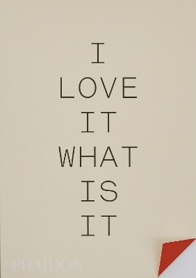 Book cover for I love it. What is it?