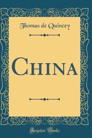 Cover of China (Classic Reprint)
