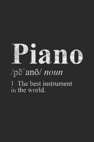 Cover of Definition Of Piano