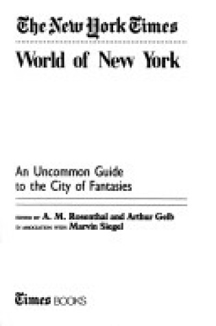 Cover of New York Times World of New Yo