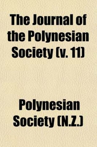 Cover of The Journal of the Polynesian Society (Volume 11)