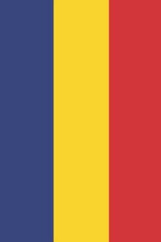 Cover of Romania Flag Notebook - Romanian Flag Book - Romania Travel Journal