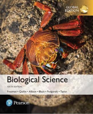 Book cover for Biological Science, Global Edition -- Mastering Biology with Pearson eText
