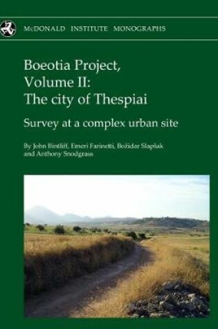 Cover of Boeotia Project, Volume II: The City of Thespiai