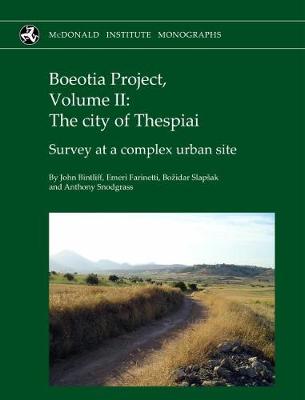 Book cover for Boeotia Project, Volume II: The City of Thespiai