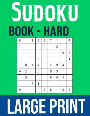 Book cover for Sudoku Book Hard Large Print