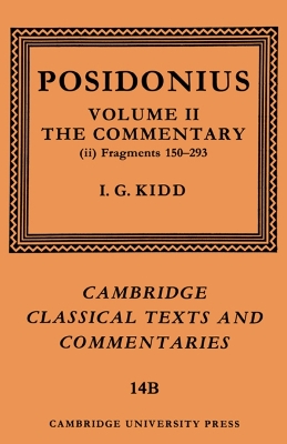 Cover of Posidonius: Fragments: Volume 2, Commentary, Part 2